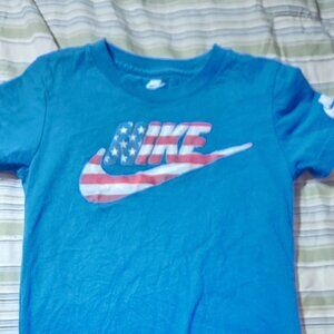 Blue little boys Nike shirt size 4/5